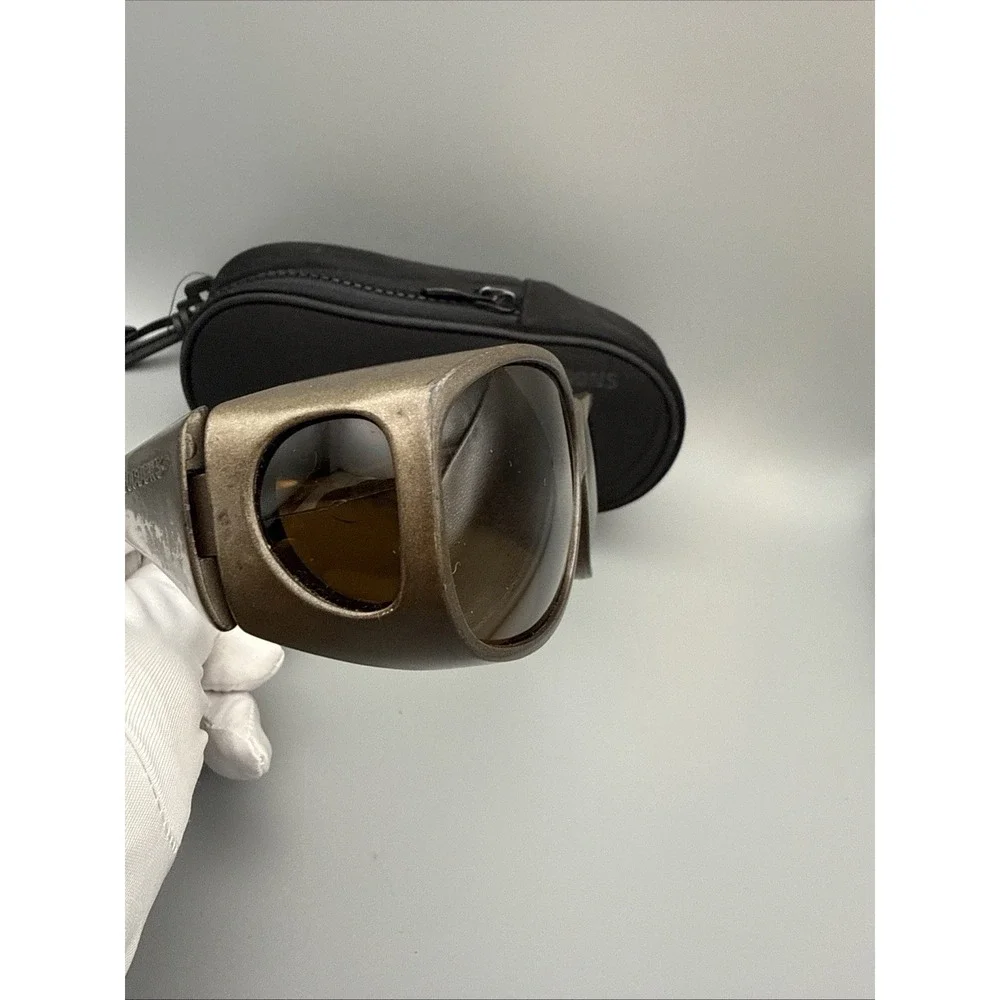 Cocoons Authentic Wrap Sunglasses Brown Frame  Lens Fit Over & Cacoons Case